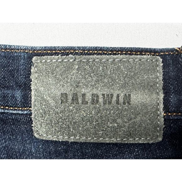 Baldwin Men's 76 Slim Selvedge Button Fly Blue Denim Jeans - Size 32 (32x31.5) - Picture 4 of 7